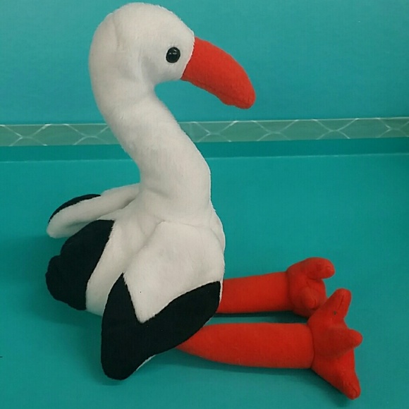 TY Beanie Babies White Stork-Stilts 6/16/1998 - Picture 4 of 4